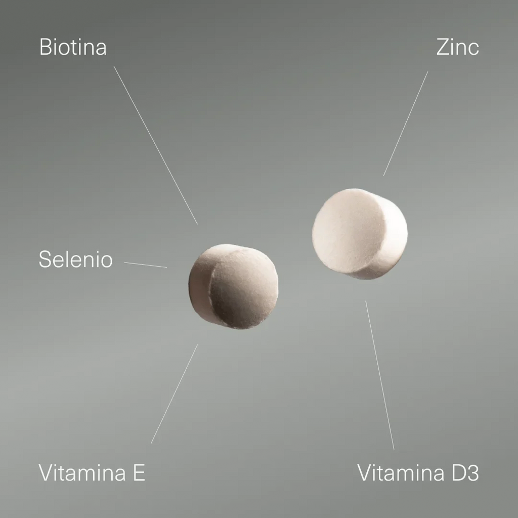 Biotina con Zinc, Selenio, Vitamina D3 y Vitamina E