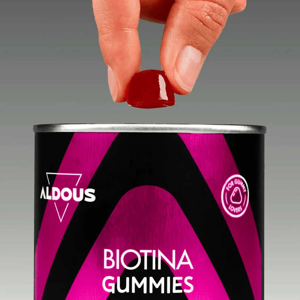 Biotina en gominolas