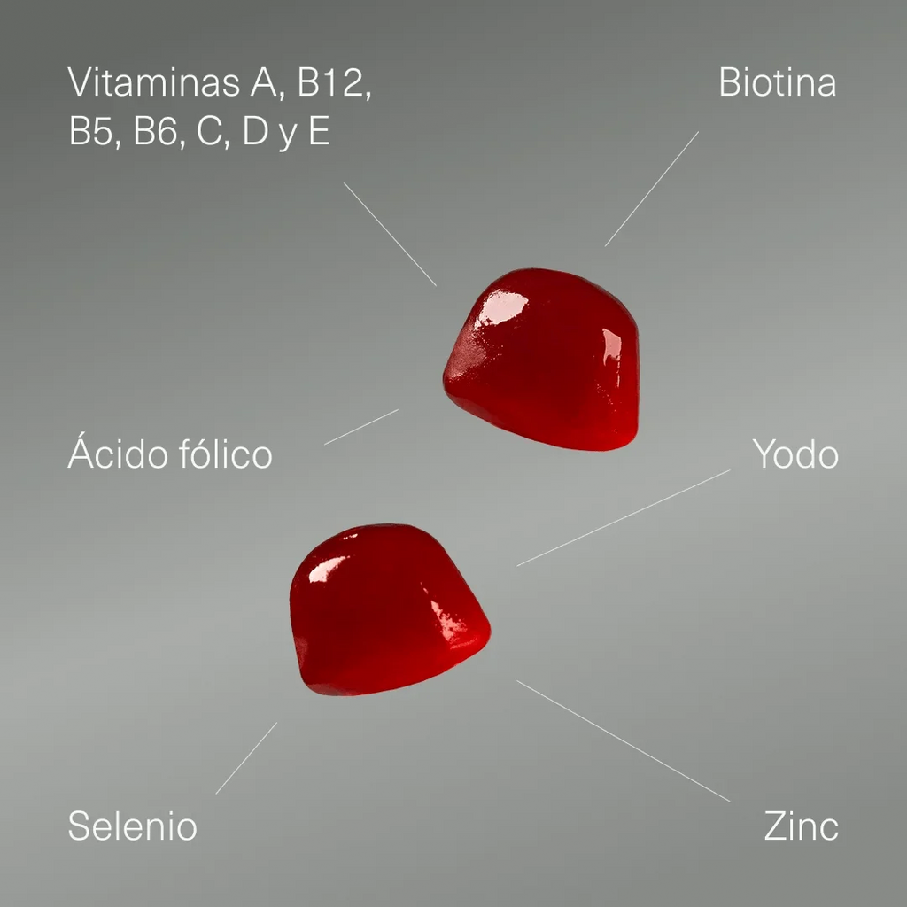 Biotina en gominolas