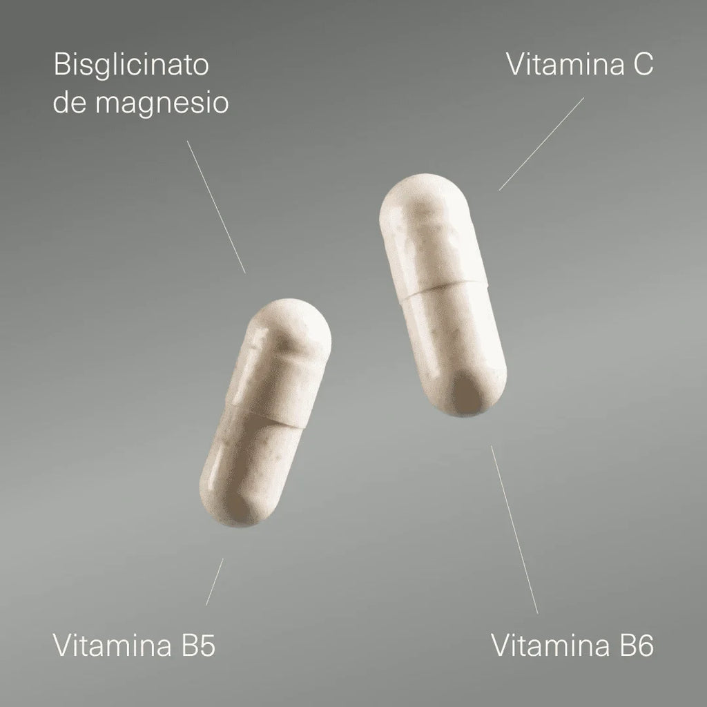 Bisglicinato de Magnesio con Vitamina B5, B6 y C