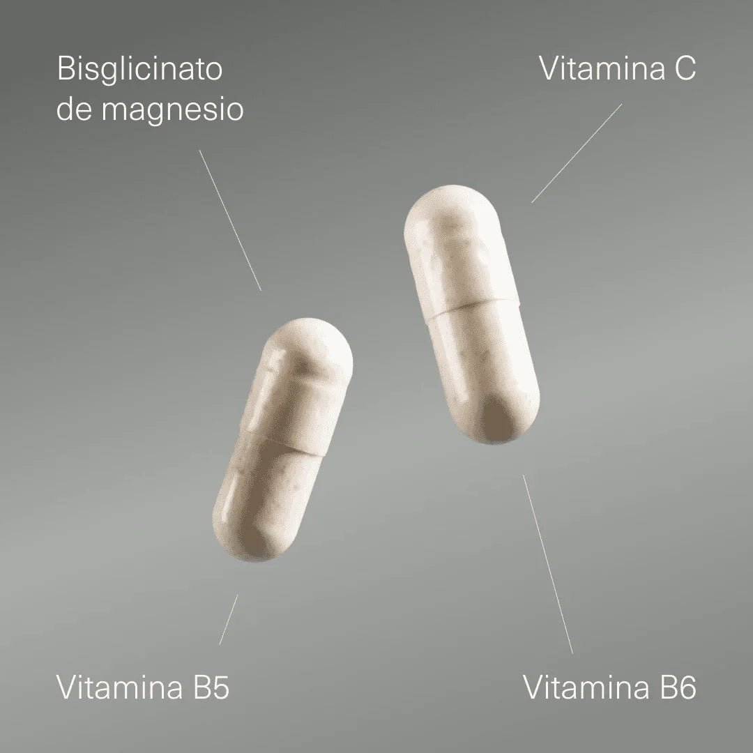 Bisglicinato de Magnesio con Vitamina B5, B6 y C