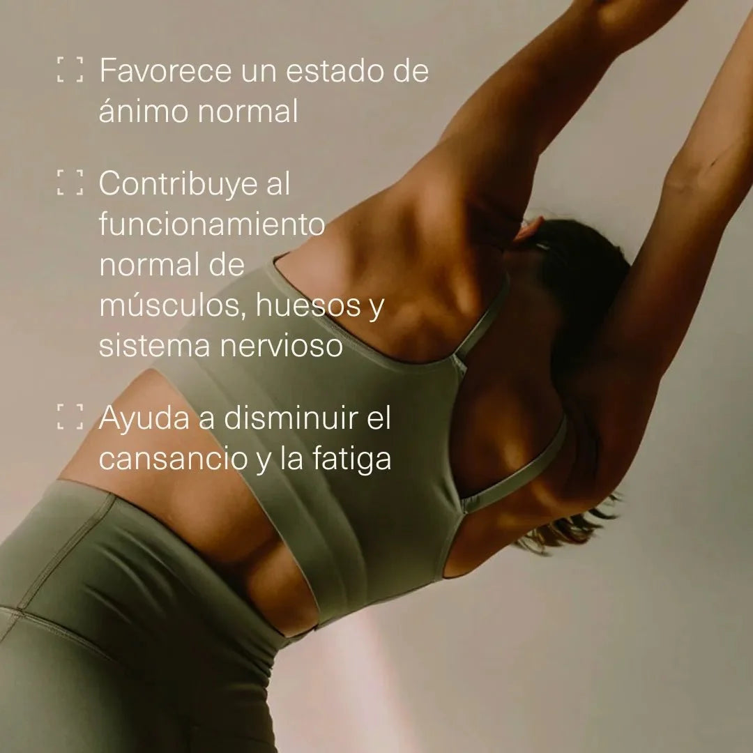 Bisglicinato de Magnesio con Vitamina B5, B6 y C