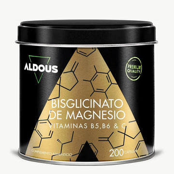 Bisglicinato de Magnesio con Vitamina B5, B6 y C