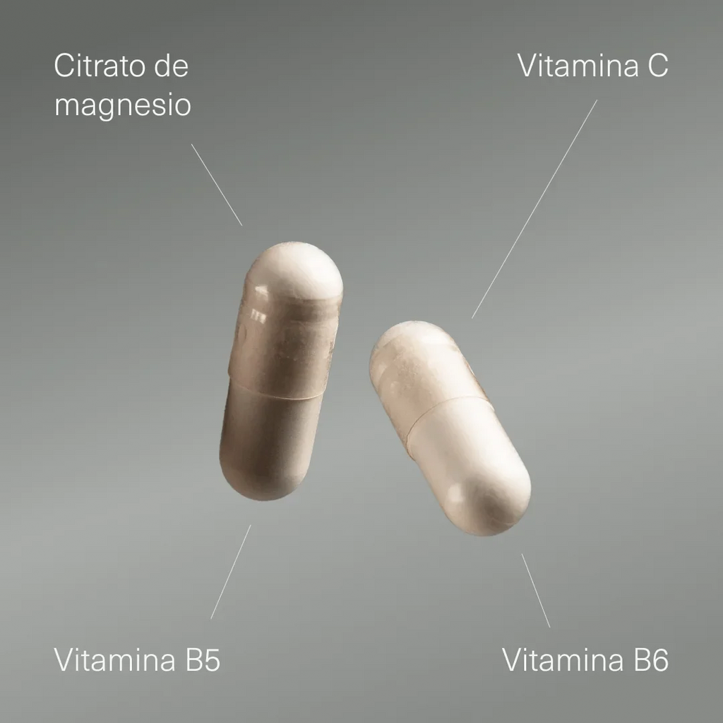 Citrato de magnesio con Vitamina C, B5 y B6