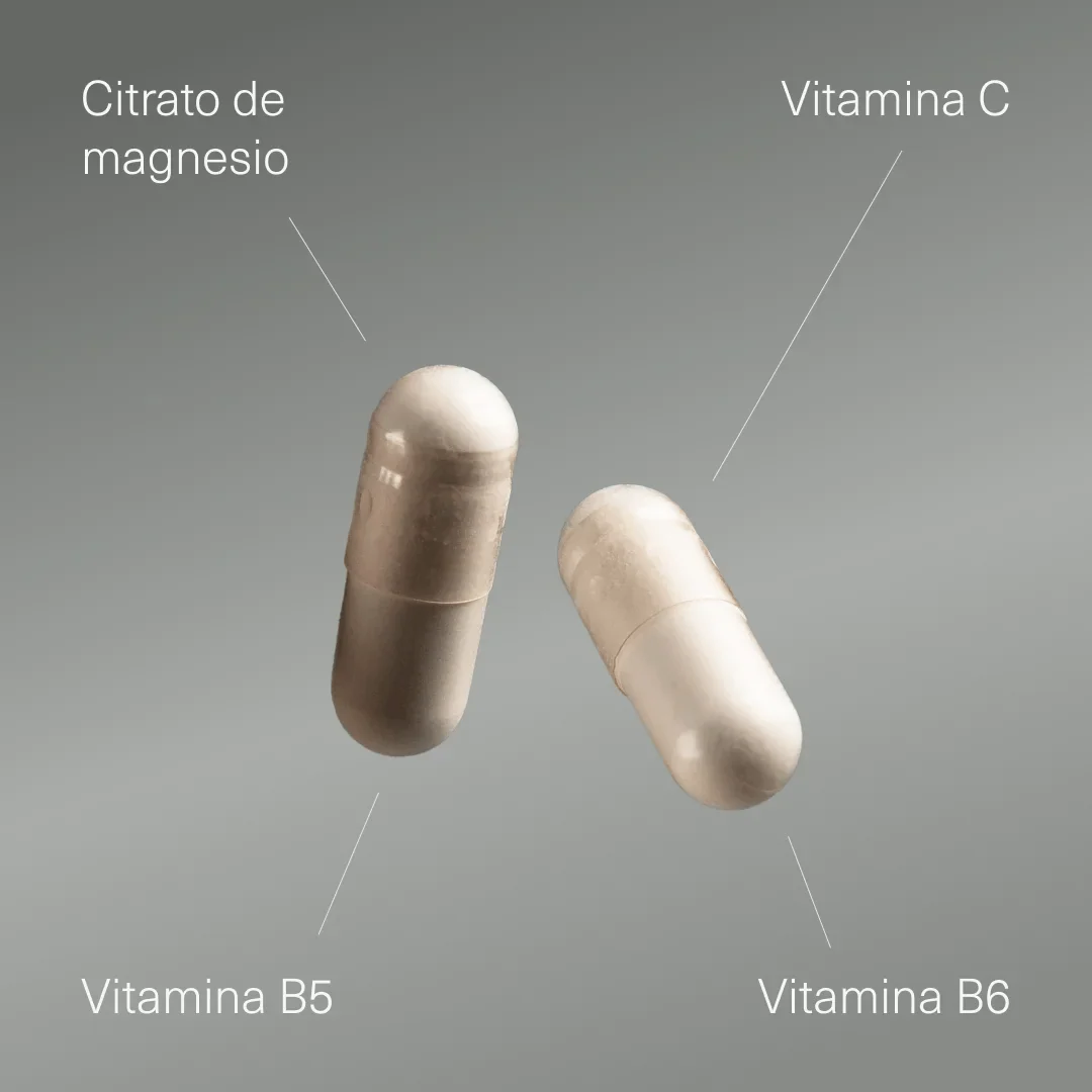 Citrato de magnesio con Vitamina C, B5 y B6