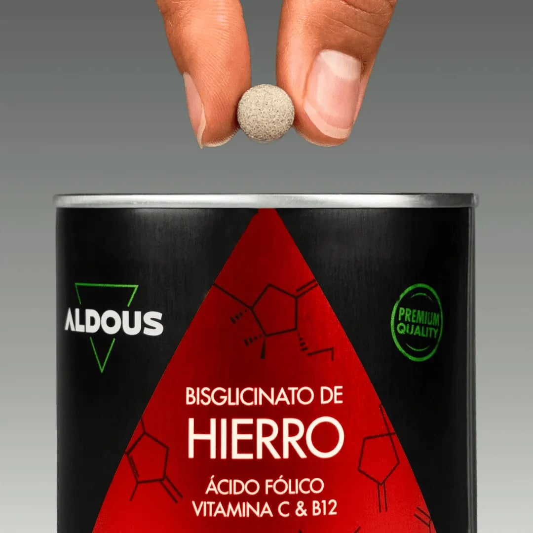 Hierro con Vitamina C, ácido fólico y B12