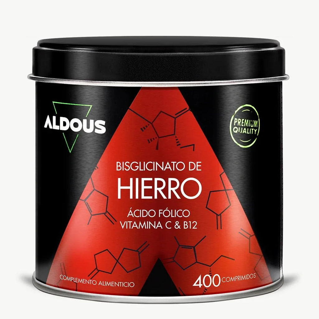 Hierro con Vitamina C, ácido fólico y B12