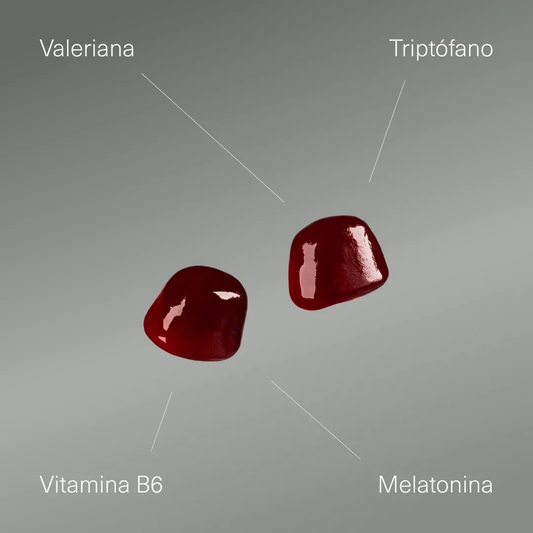 Melatonina en gominolas